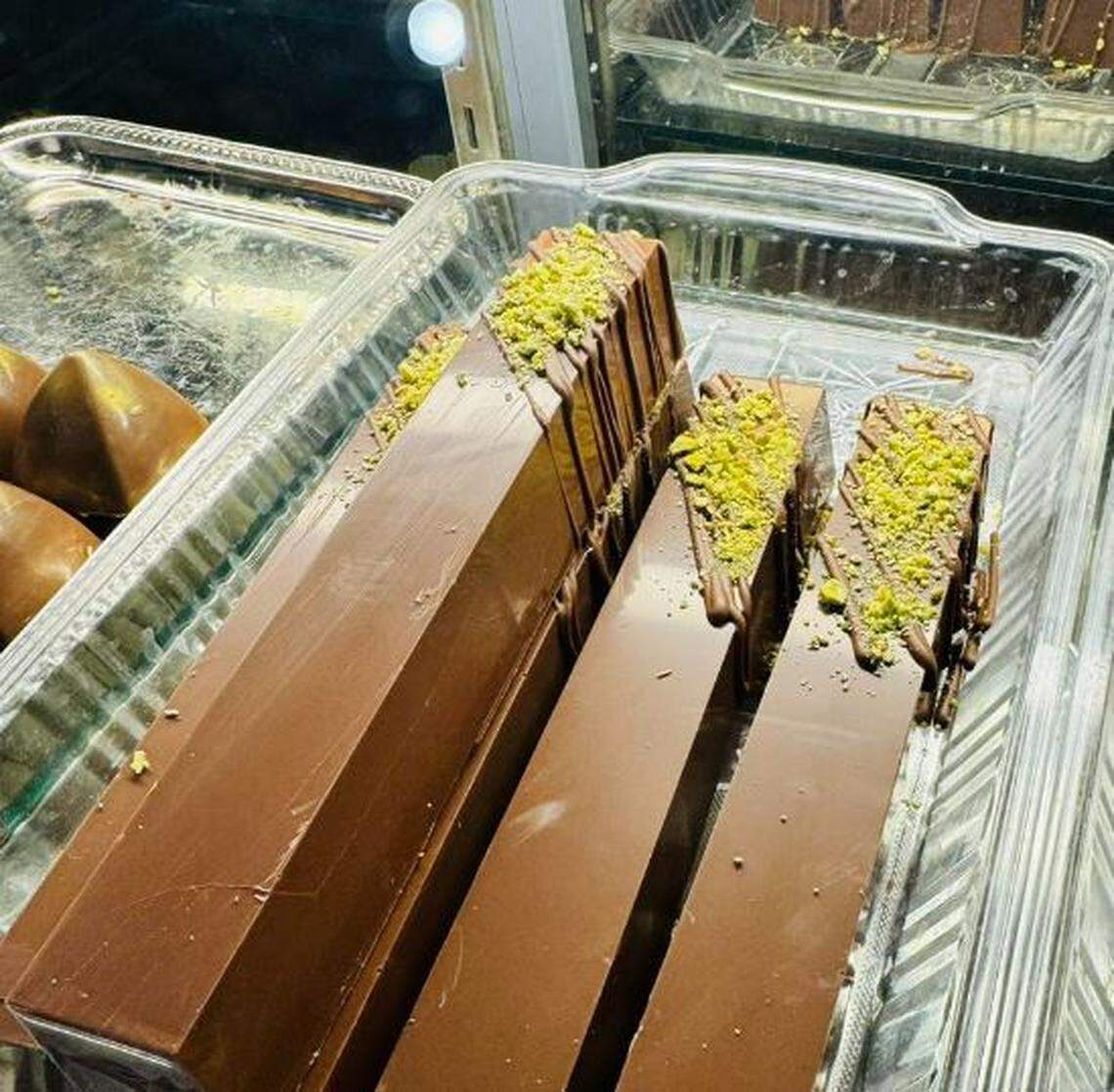 Chocomania in Georgetown, which sells the TikTok-famous Dubai Chocolate and dozens of other varieties, also has a store in Fayette Mall.