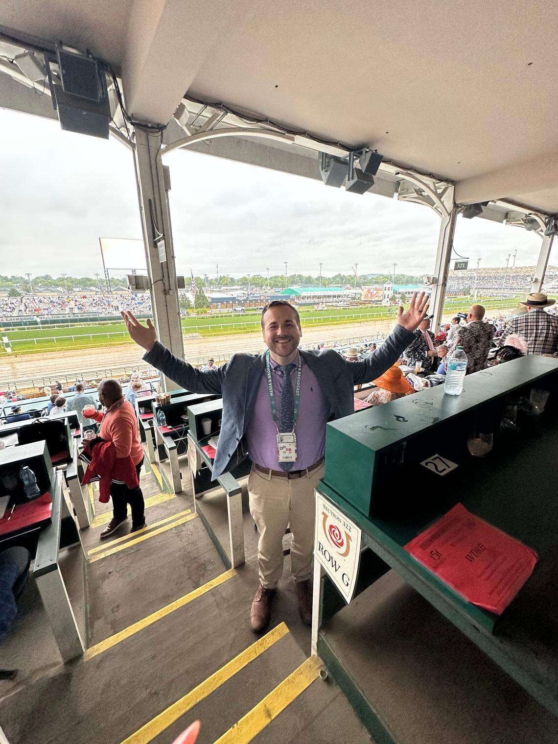 Lexington Herald-Leader and Kentucky.com managing editor Alex Valentine was a first-time Kentucky Derby attendee for the 151st running of the race Saturday, May 3, 2025, at Churchill Downs.