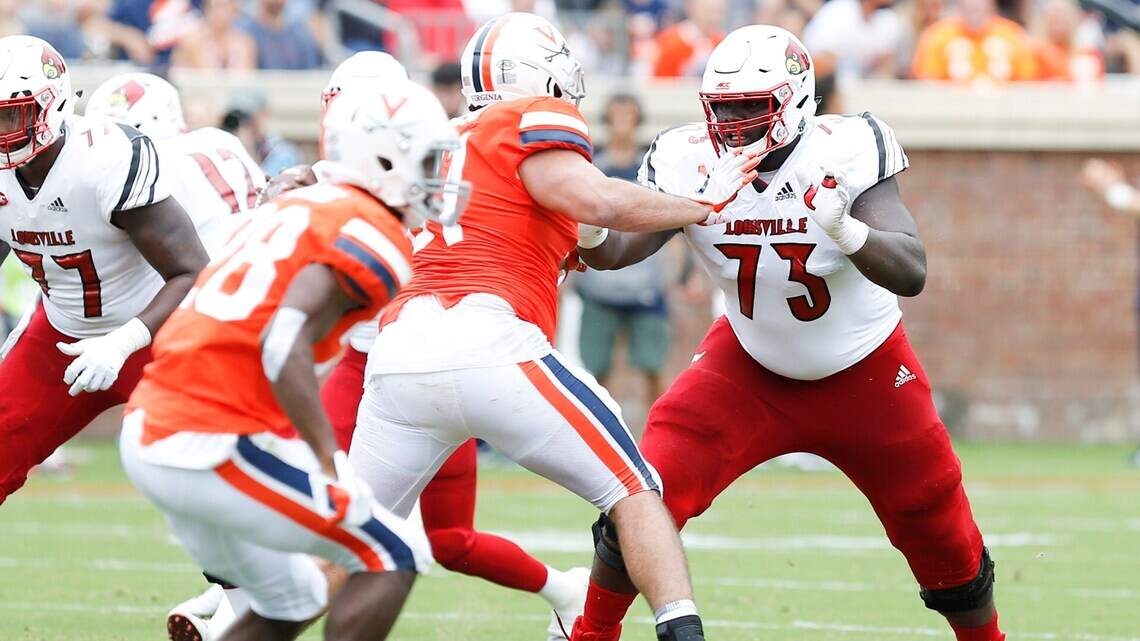 Mekhi Becton, Louisville’s speedy mammoth, drafted by NFL’s N.Y. Jets in first round