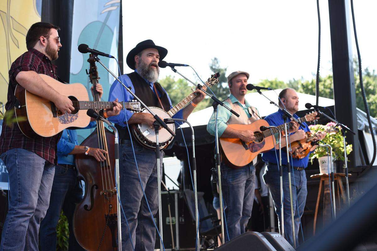 Mike Bentley & Cumberland Gap Connection on stage at the Festival of the Bluegrass June 9, 2017. The Festival of the Bluegrass won’t be returning to the Kentucky Horse Park Campground but a new event will be coming in 2023.