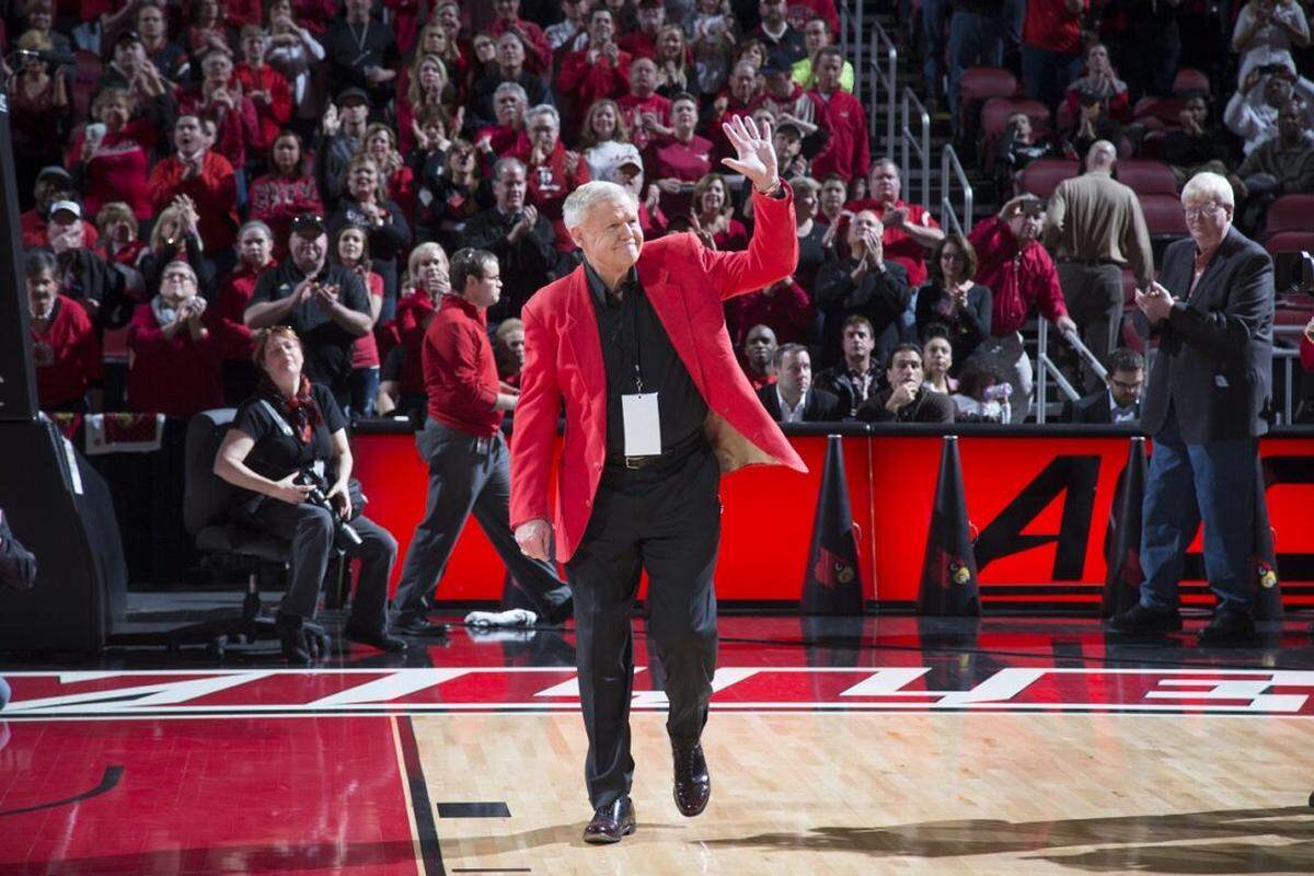 “The University of Louisville, our community and college basketball fans everywhere have lost a legend in Coach Denny Crum,” U of L President Kim Schatzel said Tuesday. “Whether he was leading his beloved Cardinal teams, representing the university with alumni and friends or supporting the many community organizations that counted on his generous spirit and enthusiasm, Coach Crum left a legacy that is unmatched. He will be remembered not only for the many wins and championships, but also for his calm demeanor, warm sense of humor and deep love for his adopted hometown and its people. Our lives are better for having known him. Our hearts go out to Susan and the entire Crum family.”