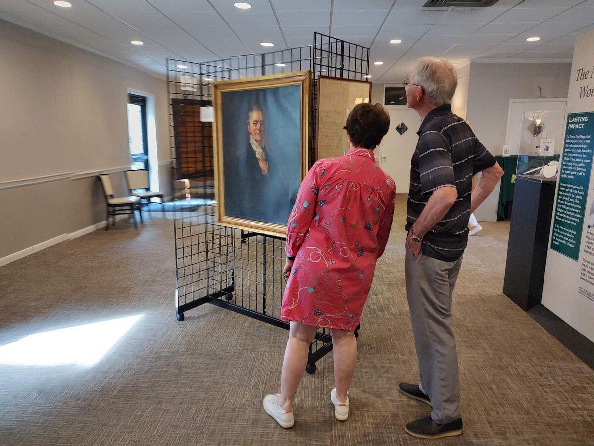 Visitors checked out exhibits at the Lexington History Museum on North Broadway at the grand opening Saturday.