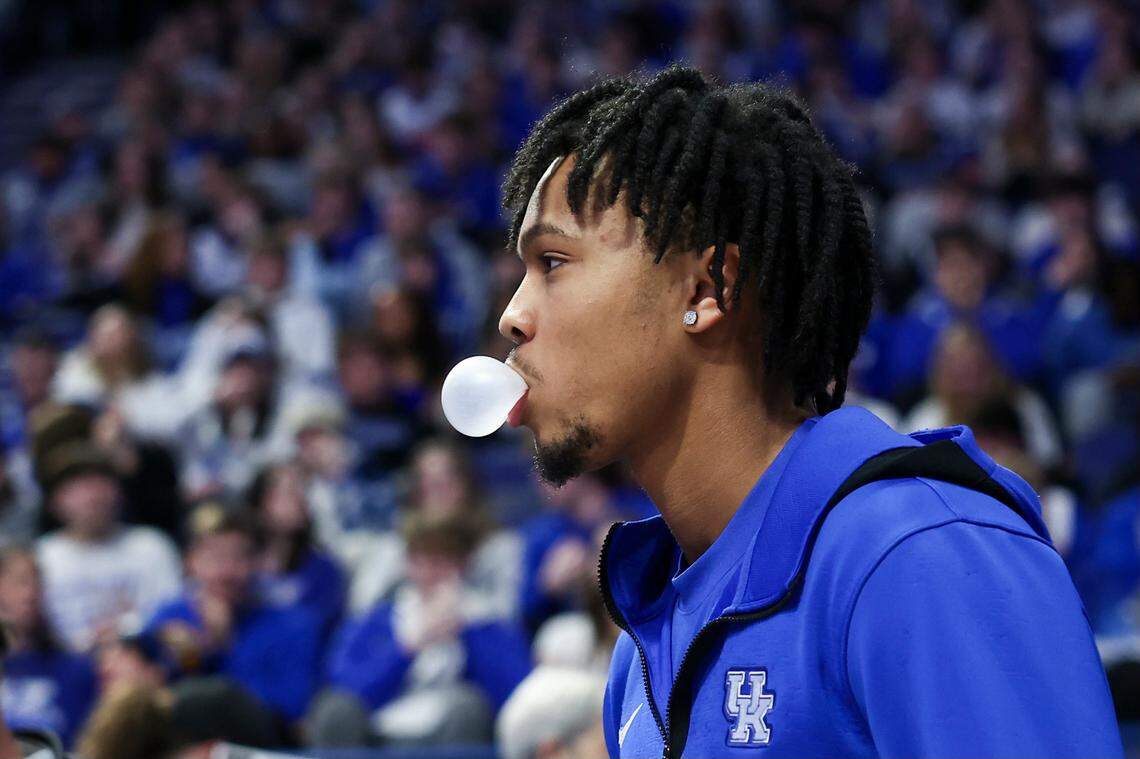 Kentucky freshman guard D.J. Wagner won’t play for the Wildcats against Florida in Wednesday’s game at Rupp Arena.