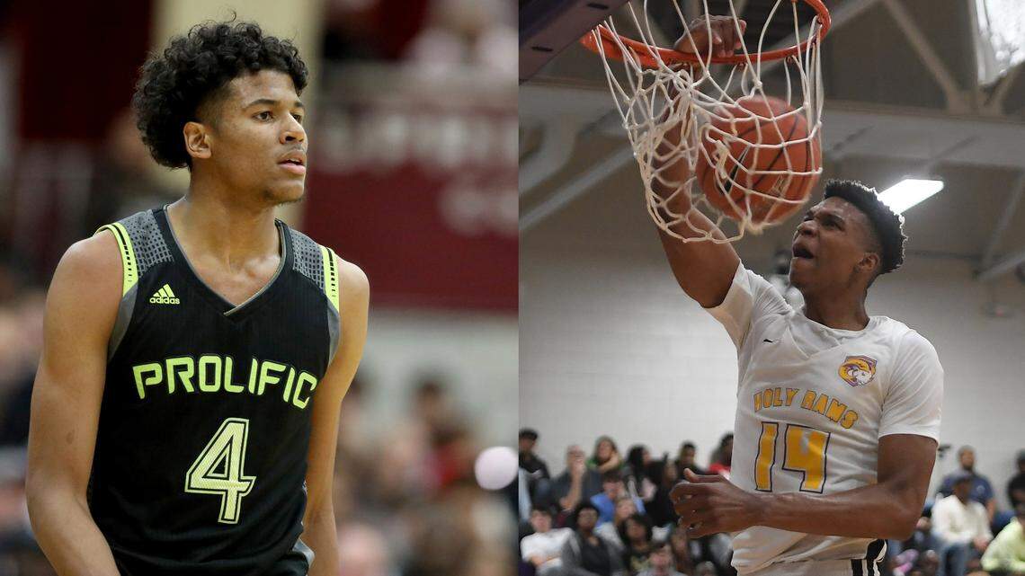 Jalen Green, left, and Isaiah Todd are the first two players that will take the G League’s offer to turn pro straight out of high school. They are both former Kentucky recruiting targets.