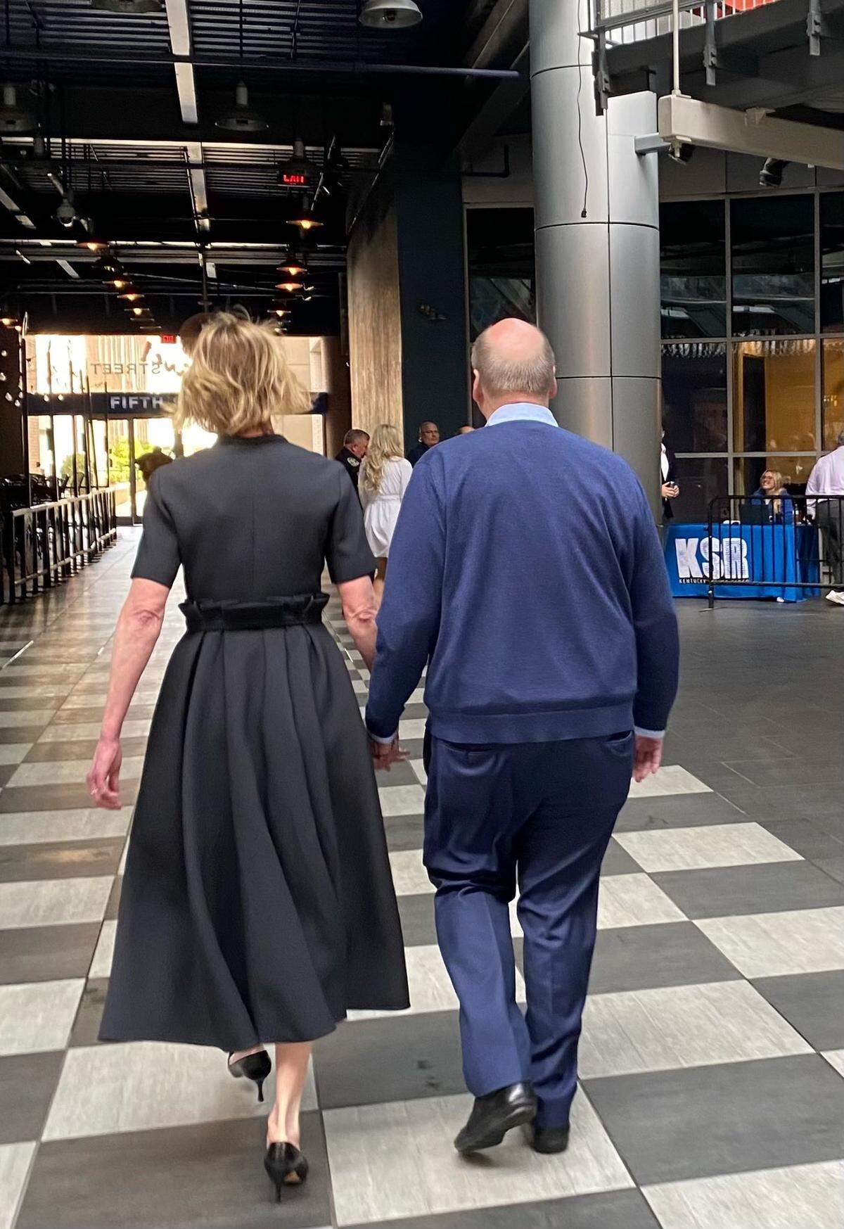 Former ambassador Kelly Craft is pictured with her husband, Joe, who gave a PAC supporting her gubernatorial campaign $1.5 million.