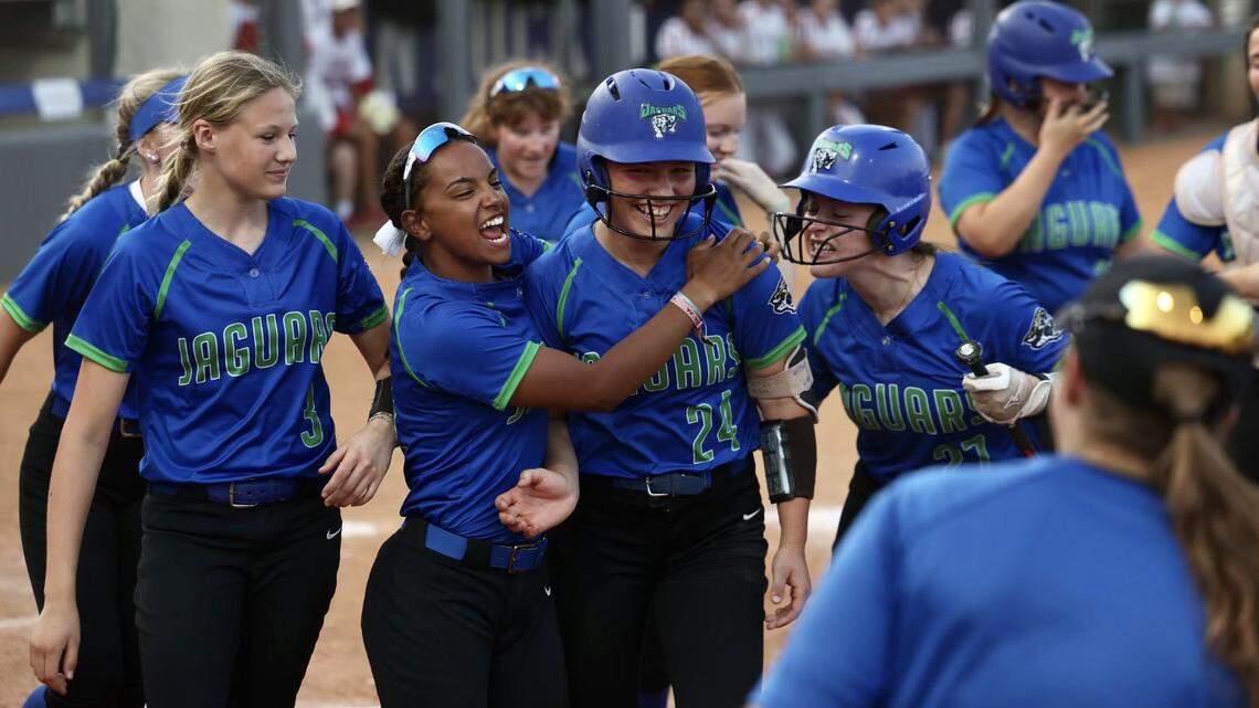 East Jessamine’s Kayleigh White shut out Daviess County and scored the lone run in the Jaguars’ victory over the Panthers in the state tournament last weekend.