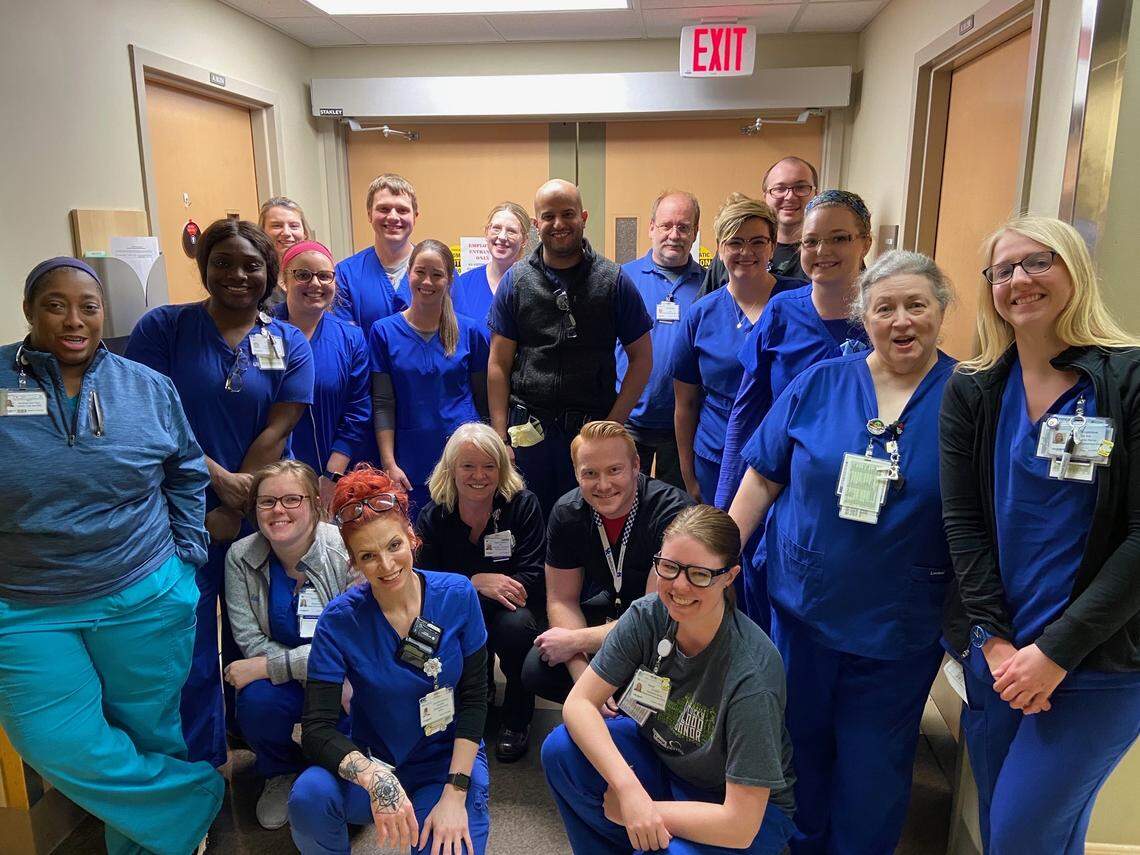 Oscar Diggs, a restaurant in downtown Lexington, fed nurses, doctors and staff at the UK Hospital ICU and received a photo and a thank you at 2:30 a.m.