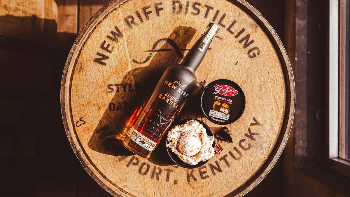 New Riff Distilling in Newport collaborated with Cincinnati-based Graeter’s Ice Cream on the new flavor, Bourbon Ball Ice Cream, based on the classic Kentucky candy. It’s available now online and in Graeter’s stores and at the distillery and is coming to select grocers including Meijer soon.