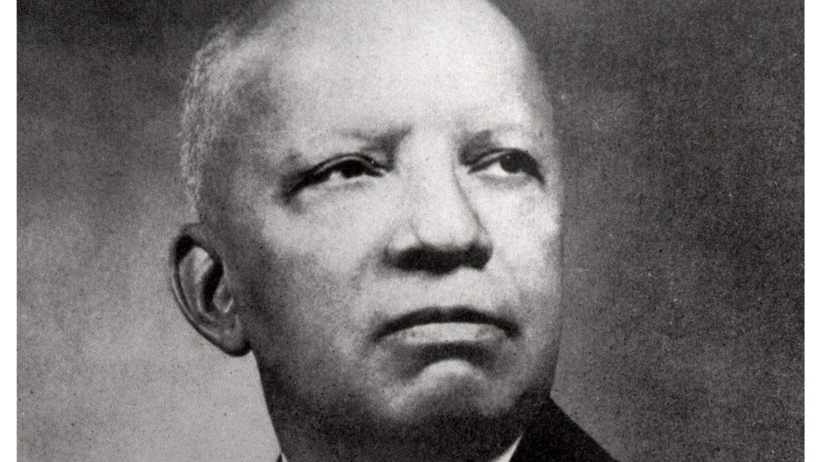 Carter G. Woodson was second black to get doctorate at Harvard.