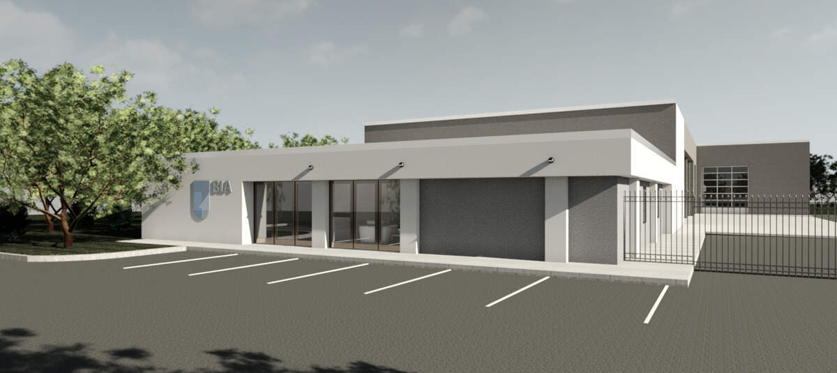 A rendering of the new offices for the Building Institute of Central Kentucky are located at 109 West Loudon Avenue.