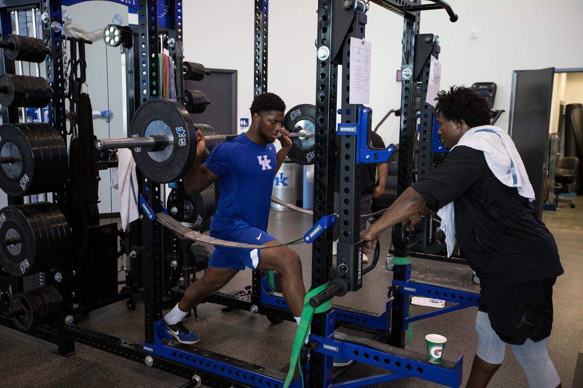 “Things don’t always come easy to him,” Kentucky head coach Mark Stoops said of senior linebacker Josh Allen. “He has to work hard in school. He works his tail off at everything.”