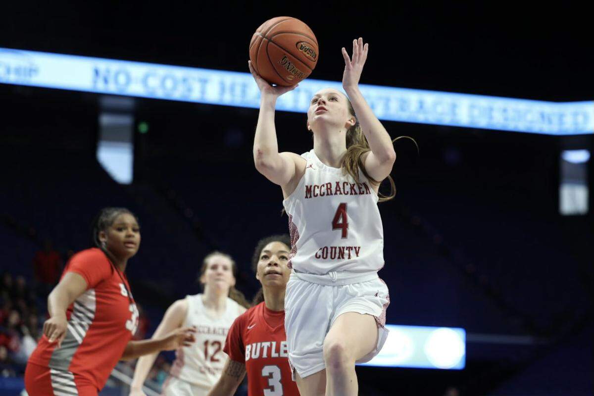 Miss Kentucky Basketball candidate and Samford signee Claire Johnson scored 39 points in the McCracken County’s Girls’ Sweet 16 semifinals victory against Butler.