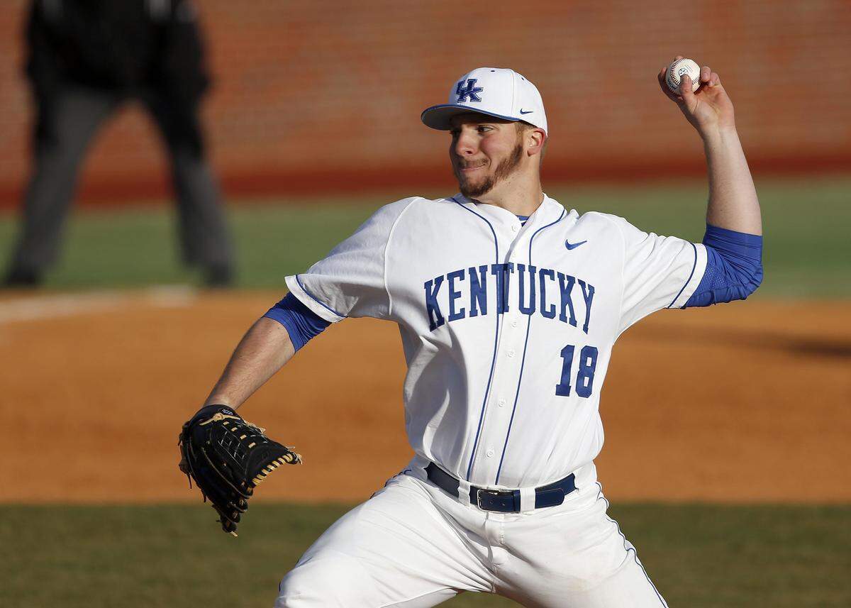 In 2014, AJ Reed earned top honors in college baseball when he was named the Golden Spikes winner. He led the SEC in wins with a 12-2 record and he topped the nation in homers with 23.