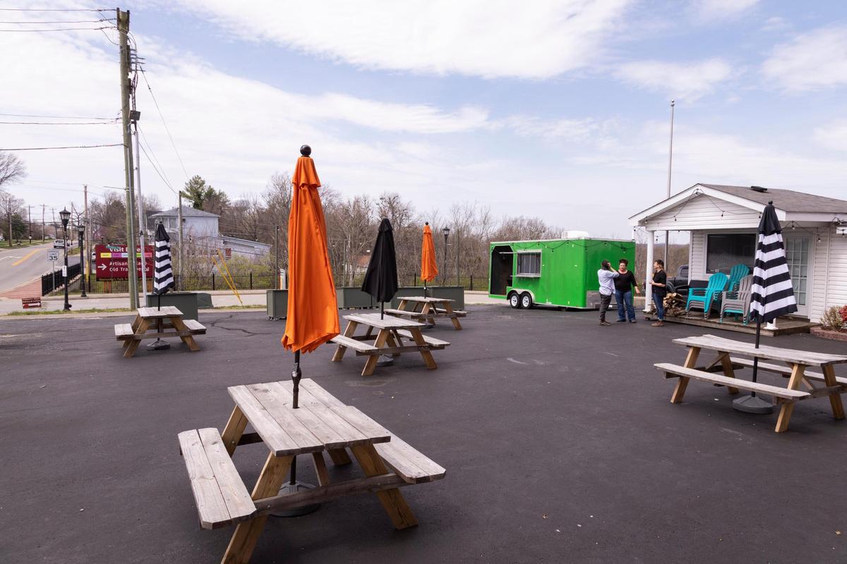 The Lot is a collaborative venture that will launch on April 1 that puts to use a car lot that sat on the corner of North Broadway and Chestnut Street in Berea. Partners: Katie Startzman, Ali Blair and Erica Chambers plan to use the space for after parties for the city’s First Friday Berea summer concert series, outdoor dining space for Nightjar and Peg & Awl and more.