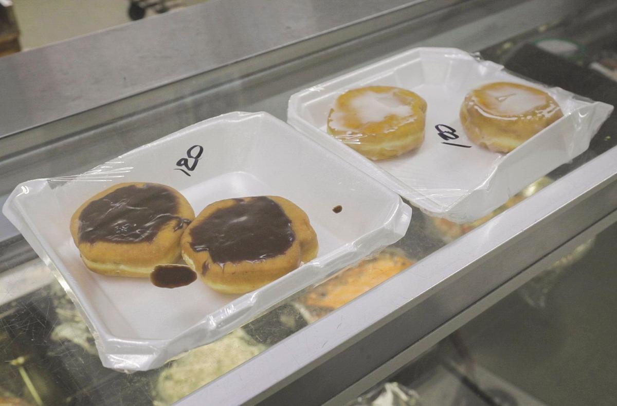 Fresh donuts are baked every morning at Fitch’s IGA Grocery.