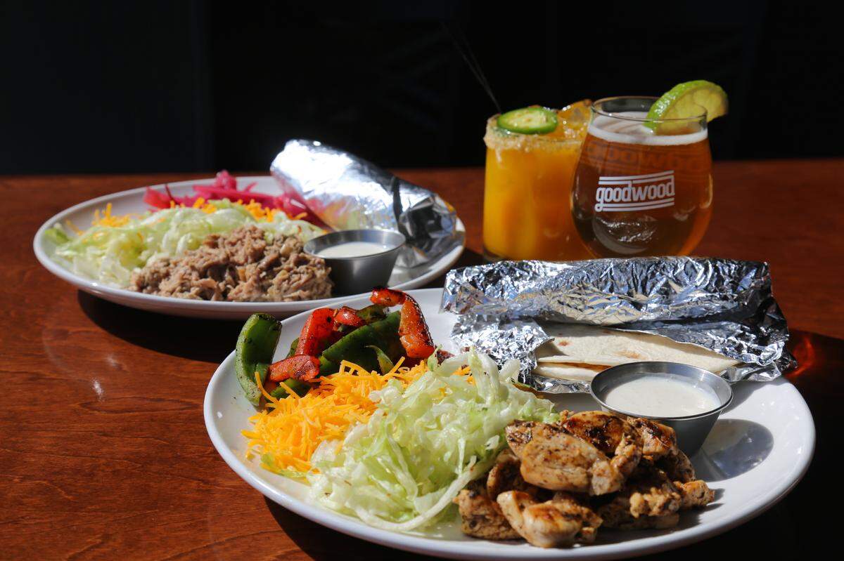 Goodwood Brewing at Lexington Green Circle is offering build-your-own-taco options for Crave Taco Week, including grilled chicken or shredded pork.
