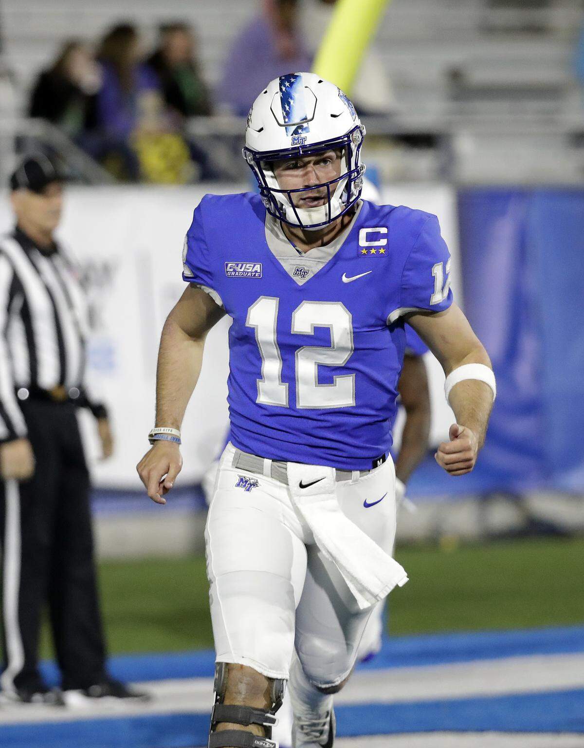 Middle Tennessee quarterback Brent Stockstill could be a handful for the UK defense on Saturday.