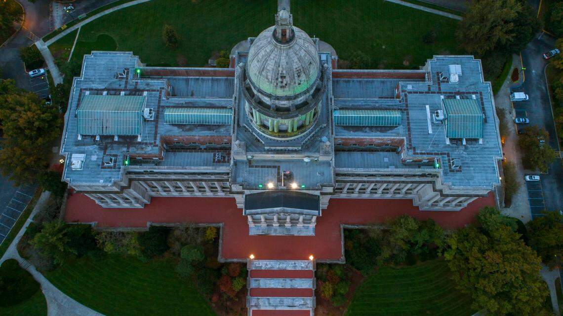 The Kentucky state Capitol in Frankfort, Ky. Thursday, Oct. 28, 2021