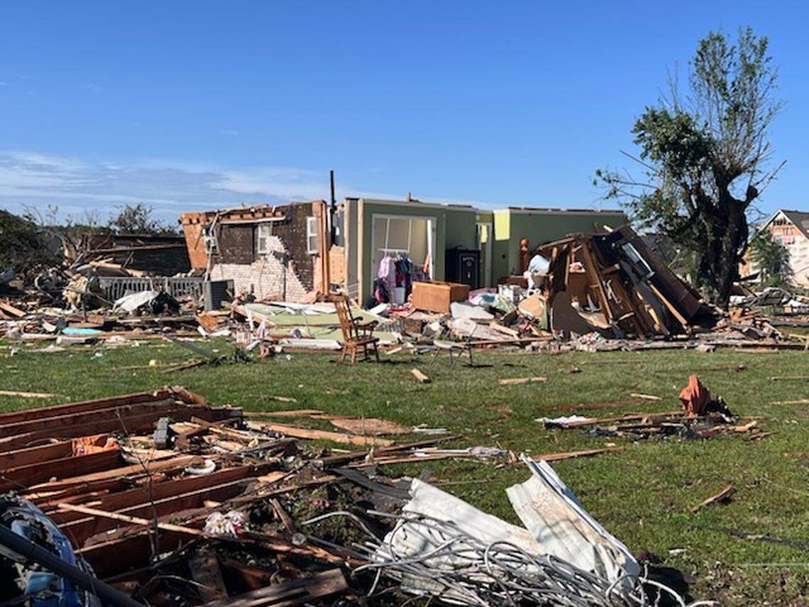 The Sunshine Hills area of Laurel County was hit hard by storms and a presumed tornado early May 17, 2025.