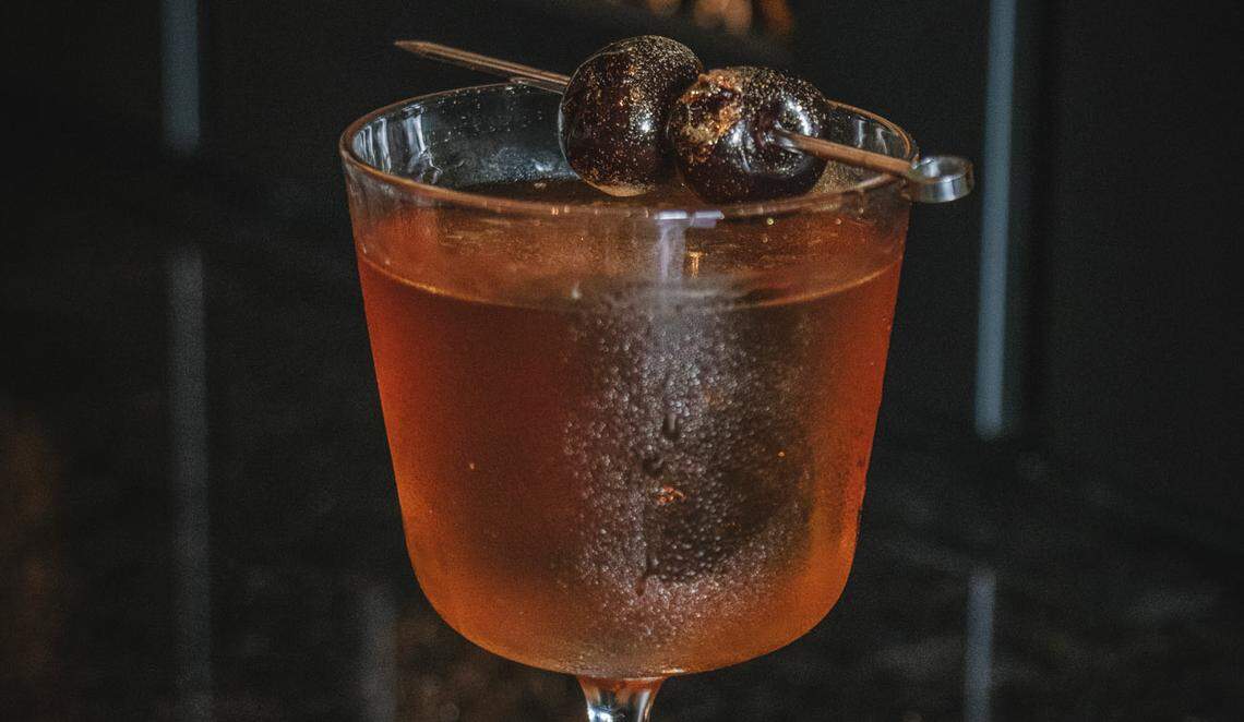 The Minton Manhattan is available at the bar in Lexington’s Pepper Campus in the Distillery District.