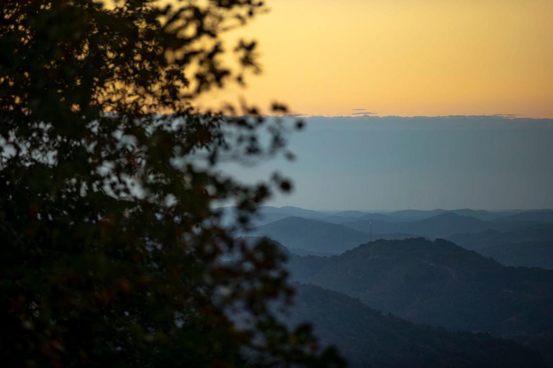 Pine Mountain State Resort Park offers views of the surrounding mountains and hills in East Kentucky.
