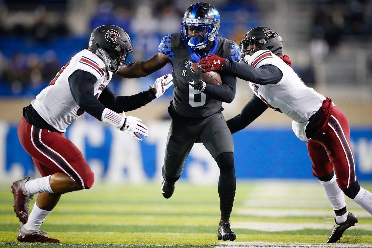 Josh Ali led Kentucky in receiving last season. He’s eager to demonstrate his talents in a new offense this fall.