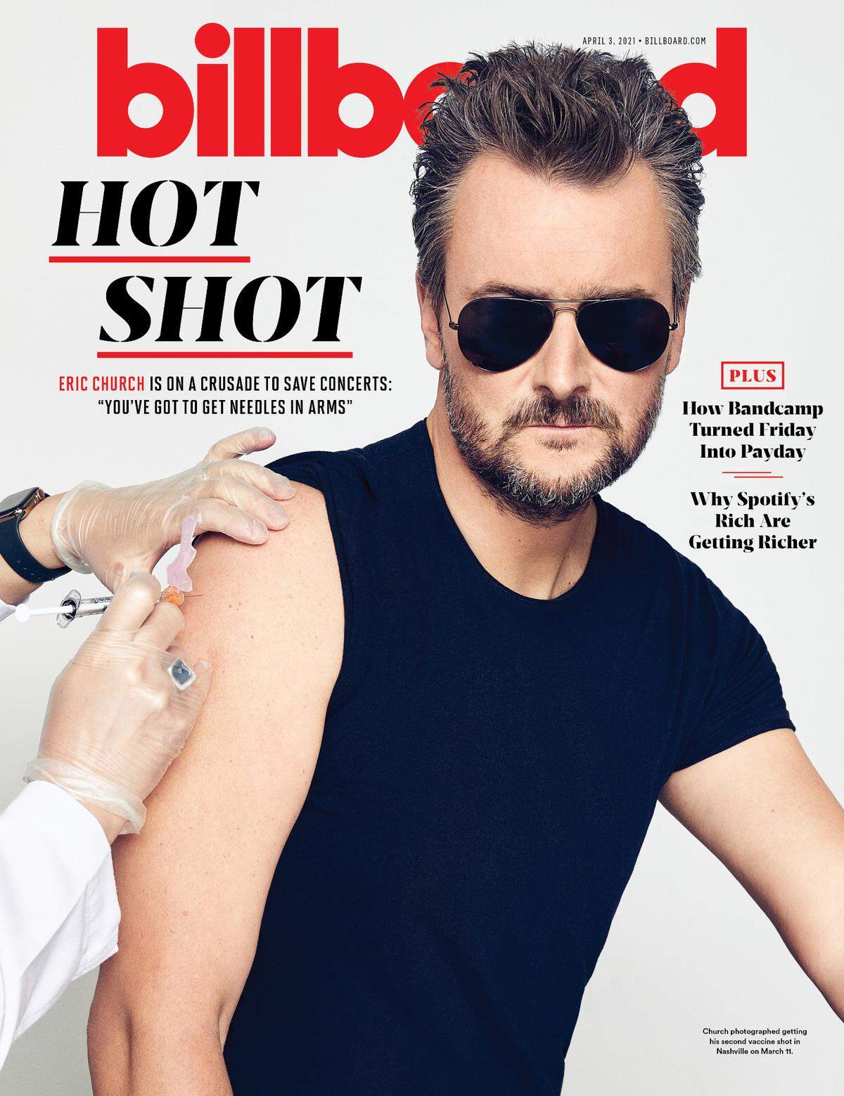Country music artist Eric Church is launching a new tour at Rupp Arena and encouraging fans to get the COVID vaccine with a cover story in “Billboard” and a new PSA.