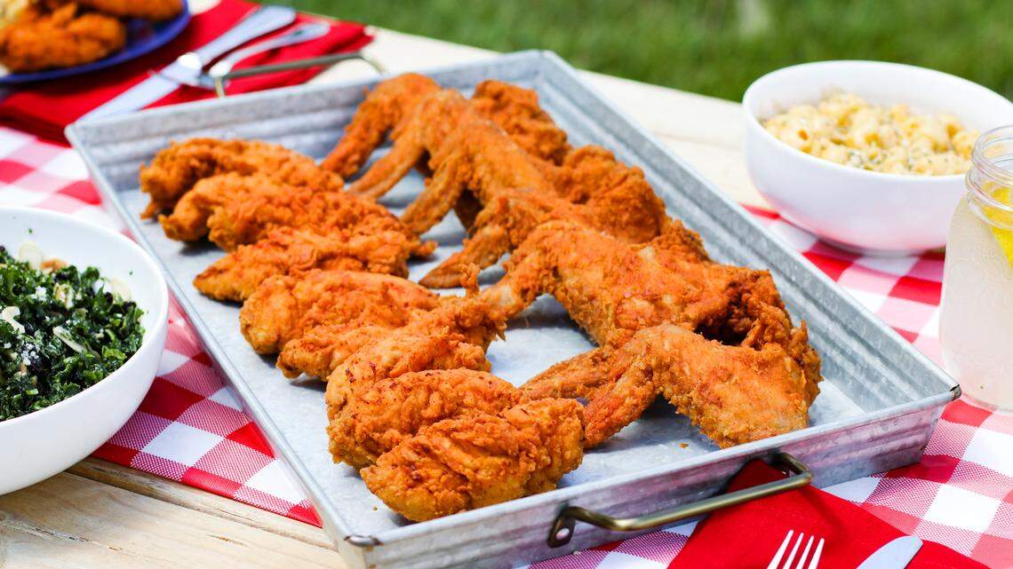 Joella’s Hot Chicken has Big Wings, available in six heat profiles, that you can order for  Super Bowl snacking.