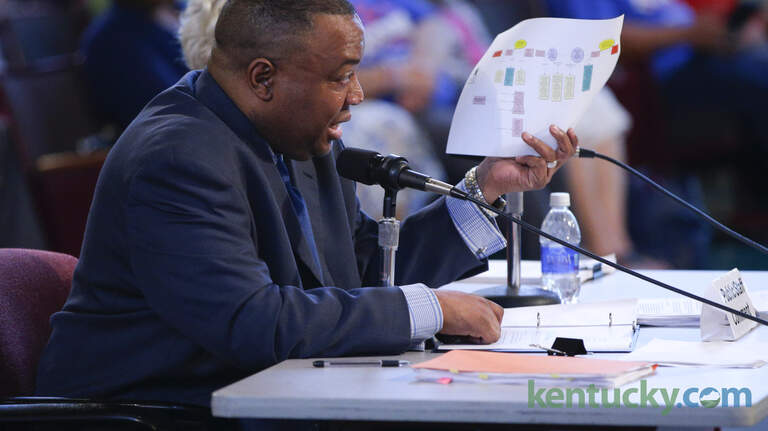 Ex-Fayette County schools finance head, retired amid criticism, calls news conference