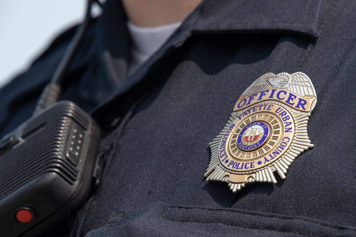 Lexington Police Department police badge.