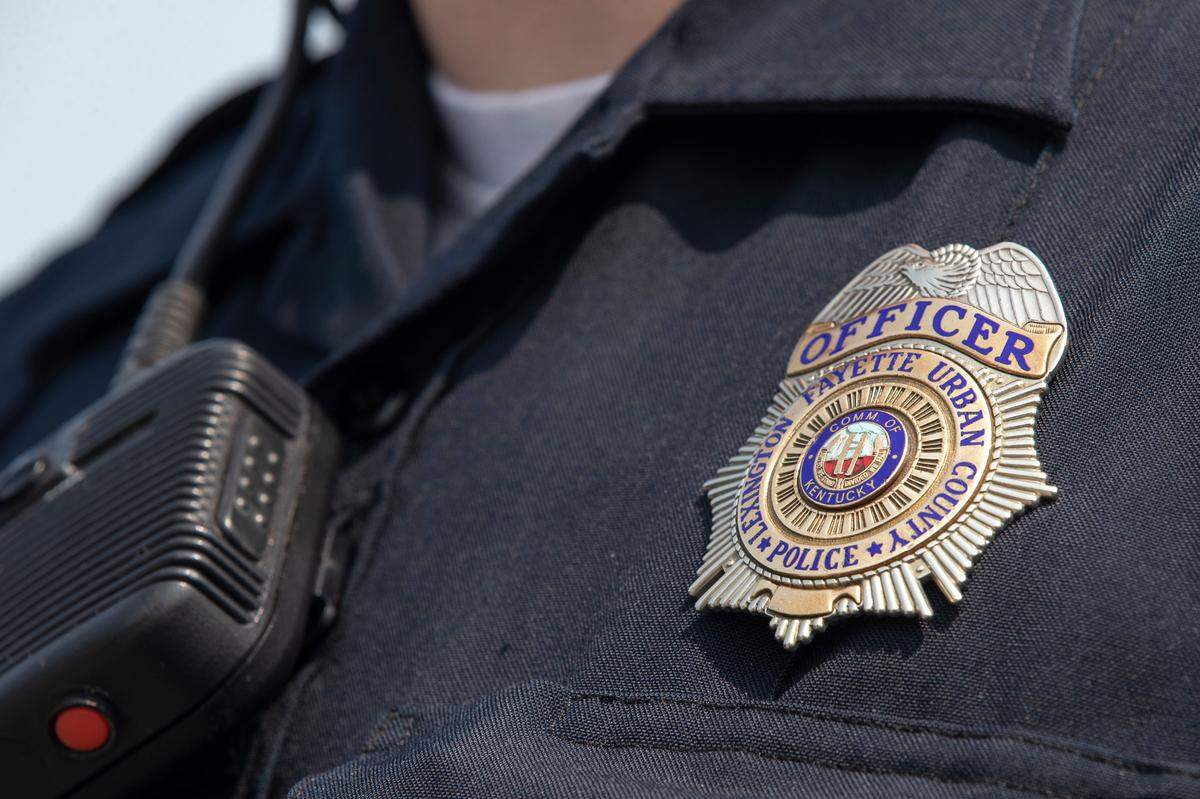 Lexington Police Department police badge.