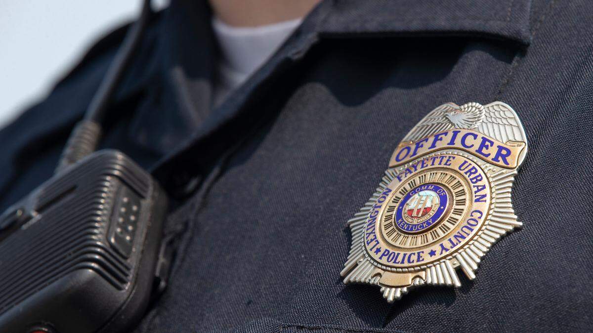 Lexington Police Department police badge.