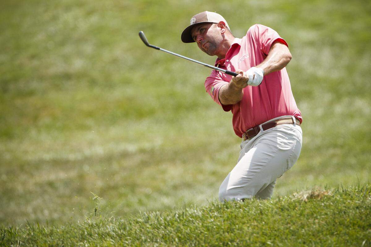 Josh Teater played in the PGA Barbasol Championship at Keene Trace in Nicholasville last summer. The Morehead State graduate said he’s begun preparations for pro golf to resume.