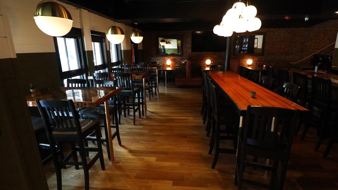 First floor of Postmaster’s Pub on West Short St. March 8, 2021. The building sold at auction and will become a neighborhood store and cafe.