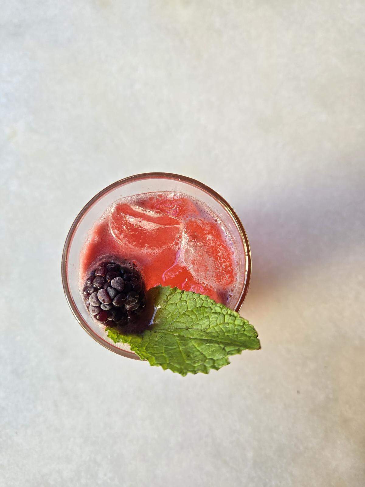The Virgin Blackberry Mojito from The Grove