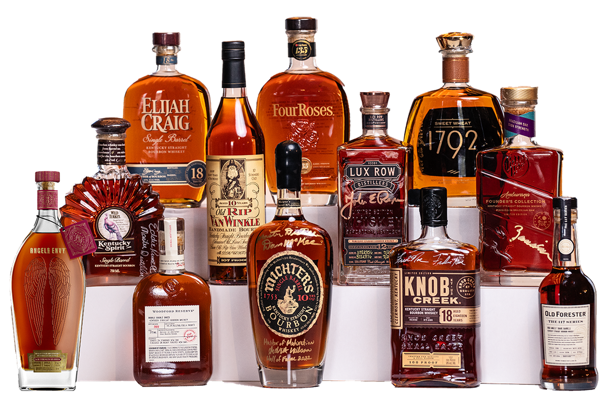 You could win this collection of a dozen rare, collectible bottles of Kentucky bourbon in the Kentucky Bourbon Festival’s raffle.
