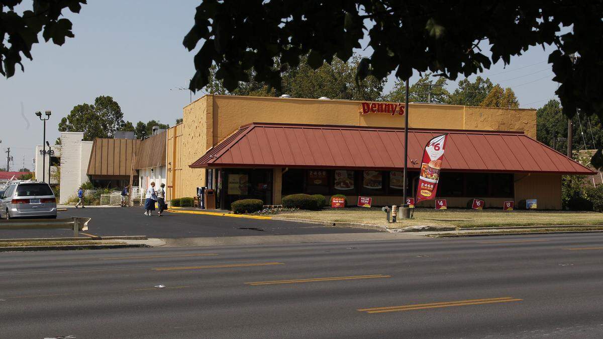 The old office building connected to the Denny's Restaurant in the area of Nicholasville Road at Southland Drive will be taken down to make room for potentially a new Hampton Inn and restaurant photographed  on Thursday August 30, 2012 in Lexington, Ky.  Photo by Mark Cornelison | Staff