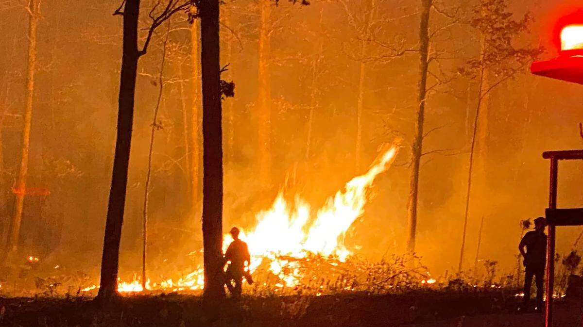 The Climax Volunteer Fire Department in Rockcastle County said they, along with the Mount Vernon Fire Department and Brindle Ridge Fire Department, responded to a wildfire off U.S. 25 this week.