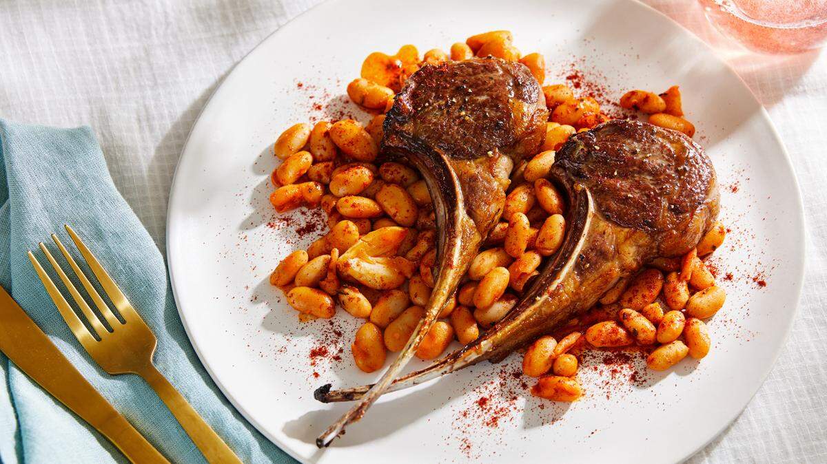 A luscious bourbon glaze makes this lamb chop dish special enough for a holiday feast.