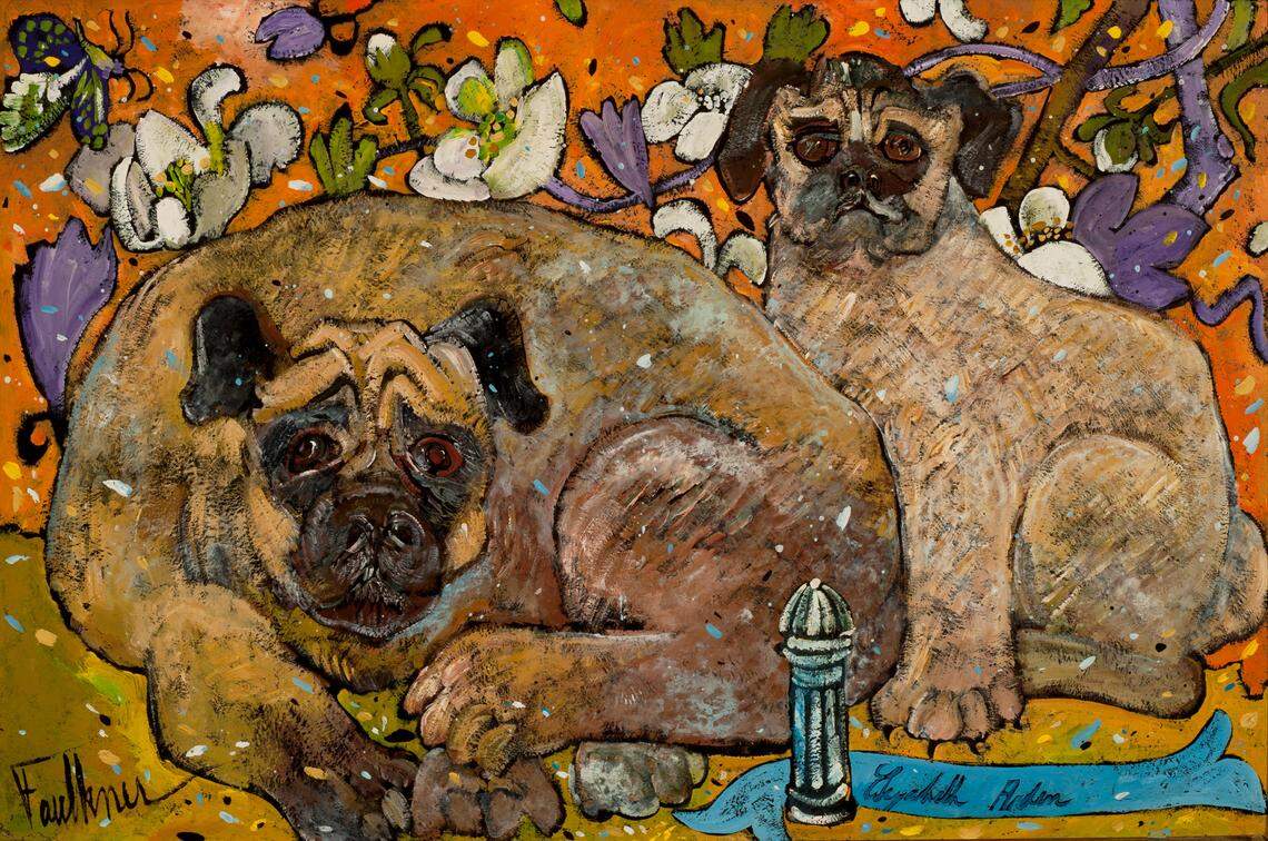 Many of the paintings in the Headley-Whitney Exhibit, “Henry Faulkner One Hundredth Birthday Exhibition,” have never been on display.