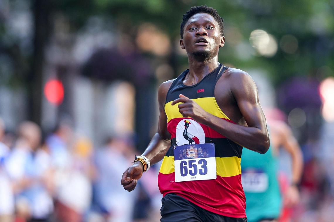 James Ndayishimiye of Lexington finished fourth overall on Friday.