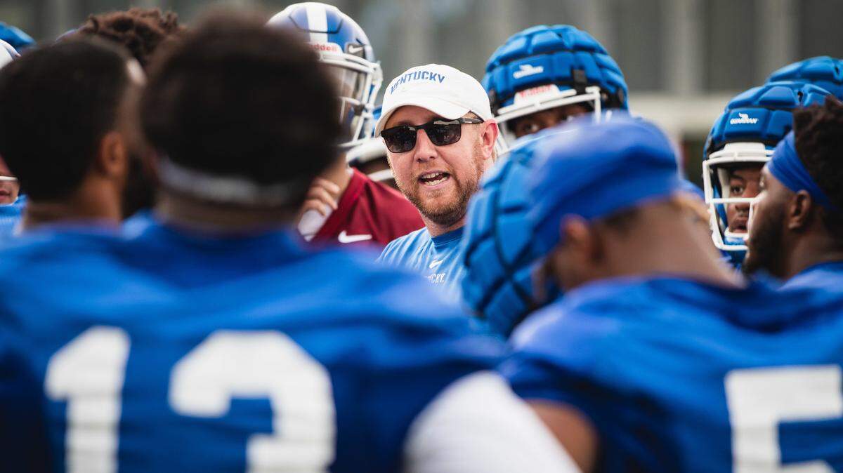 Coach Liam Coen UK Football Training Camp 2021