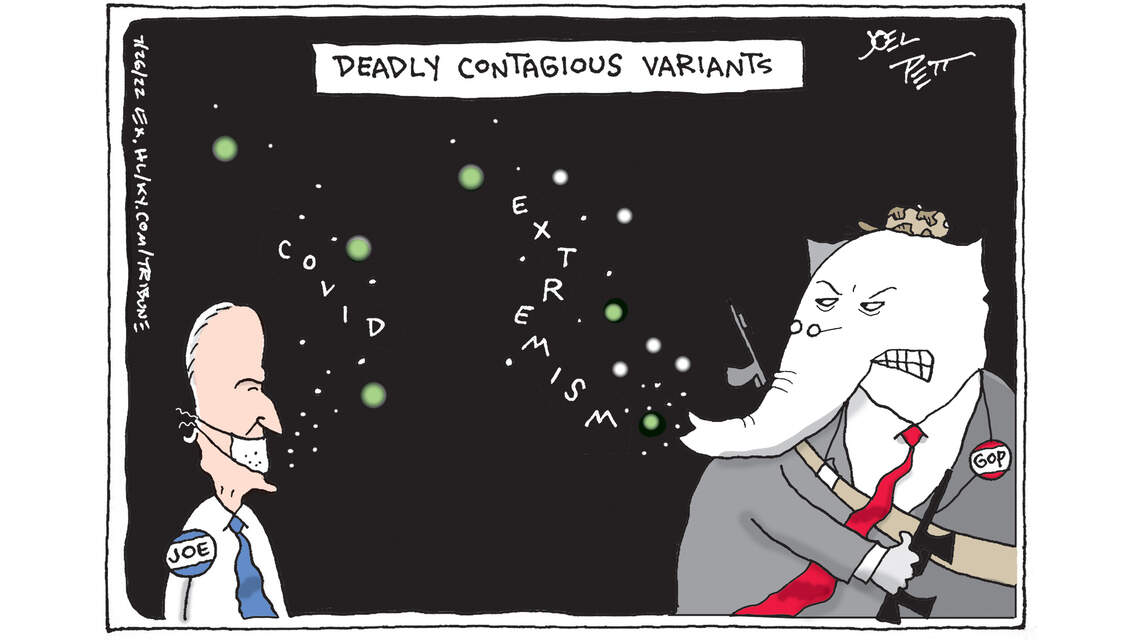 Joel Pett: The rising incidence rate of extremism