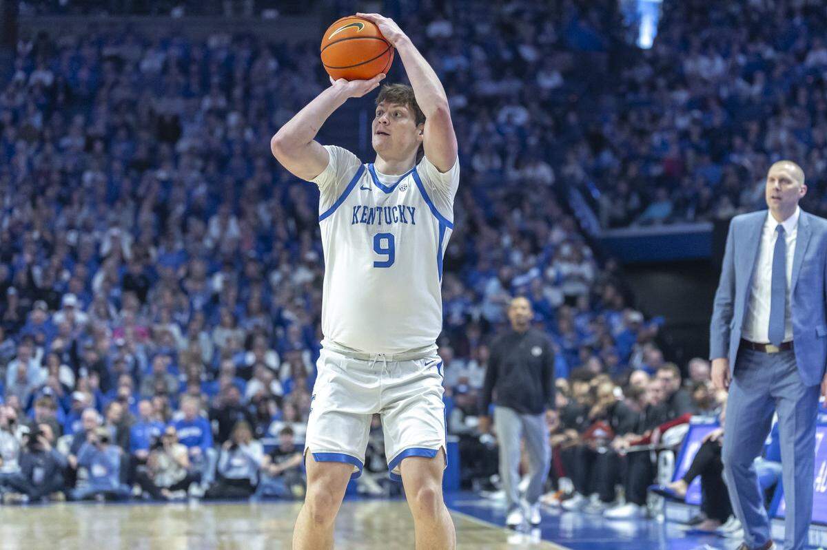Kentucky forward Trent Noah averaged 2.7 points in 11.1 minutes per game for the Wildcats as a freshman.