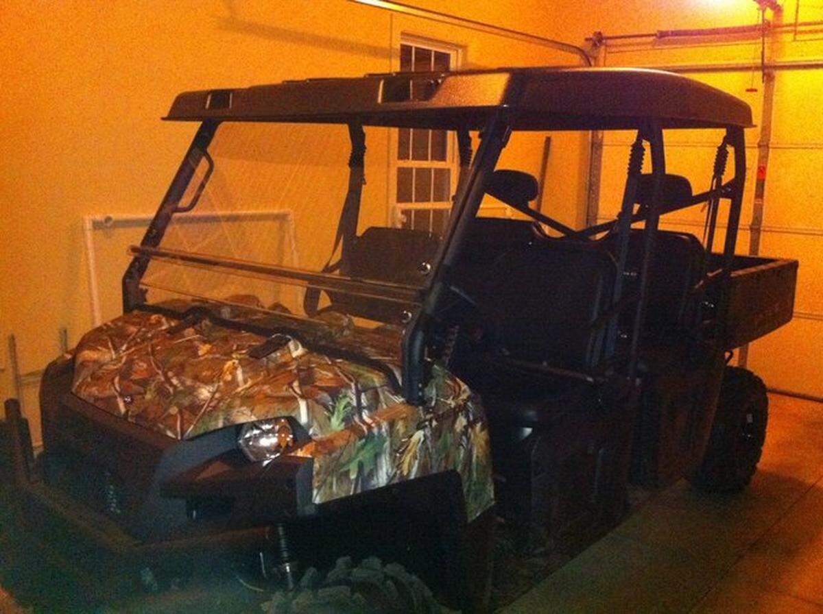The Taulbee family’s utility terrain vehicle remains in use on the family farm two years after son Chase Taulbee and some friends were involved in an accident in it.