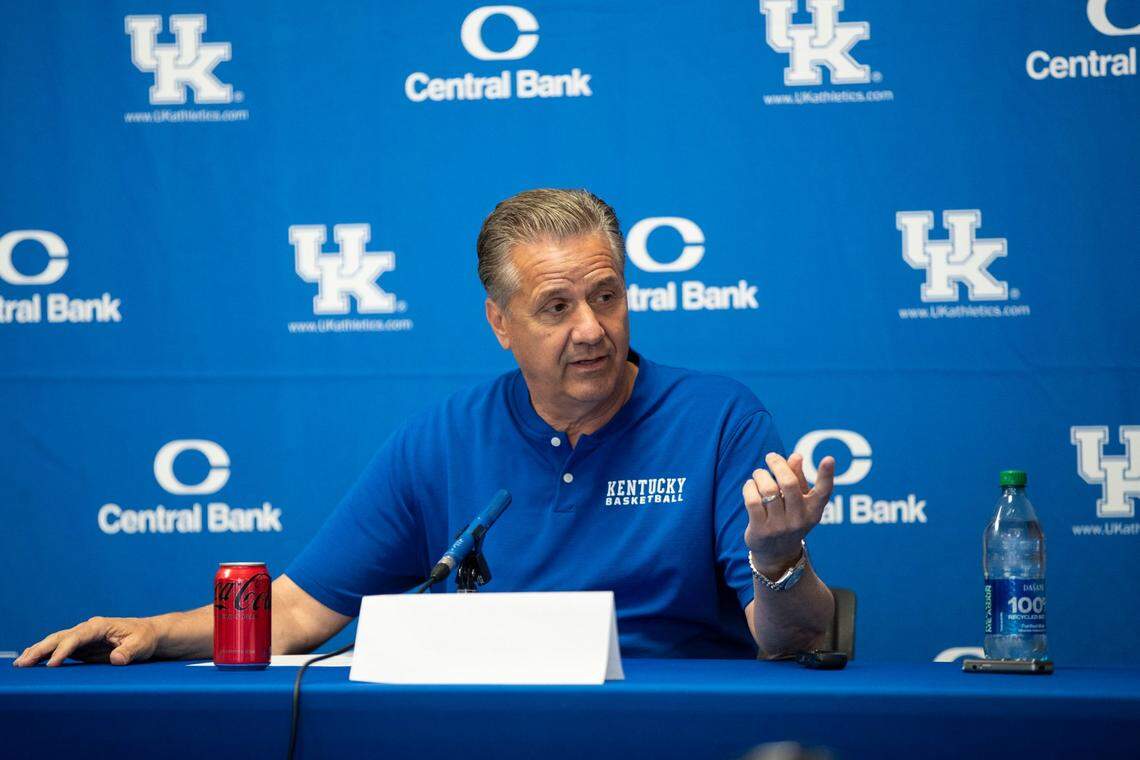 Kentucky men’s basketball head coach John Caliper didn’t completely shut the door on the possibility off adding more players to next season’s squad.