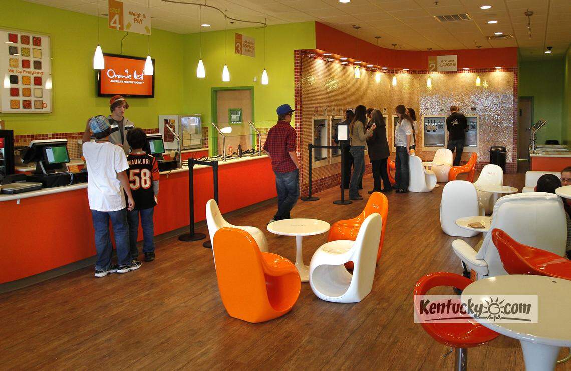 The Orange Leaf on Tiverton Way near Fayette Mall is the last of six Lexington locations.