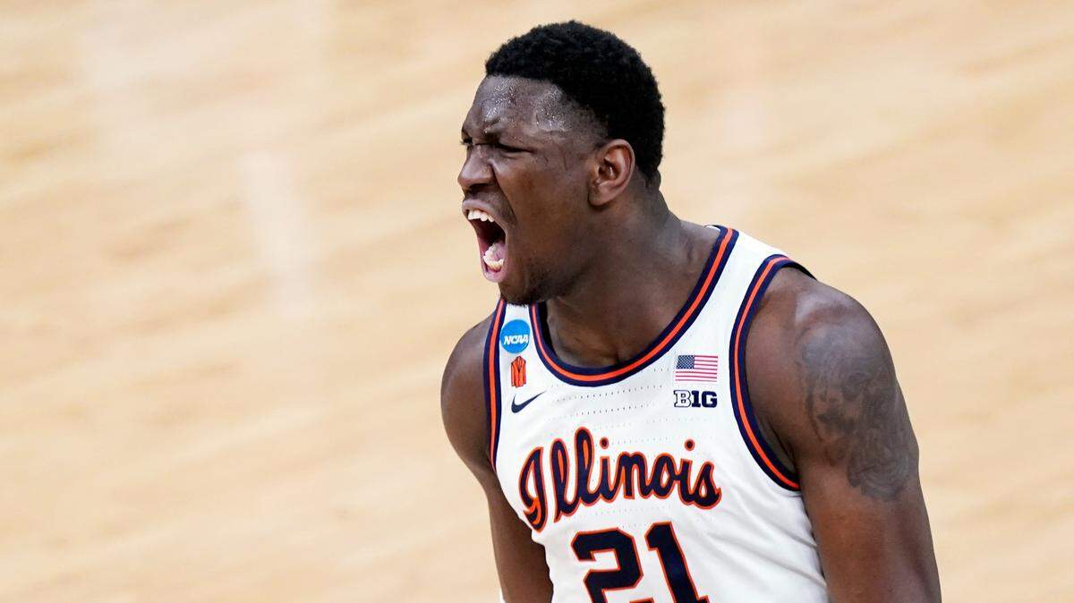 Kofi Cockburn averaged 17.7 points and 9.5 rebounds for Illinois as a sophomore during the 2020-21 season.