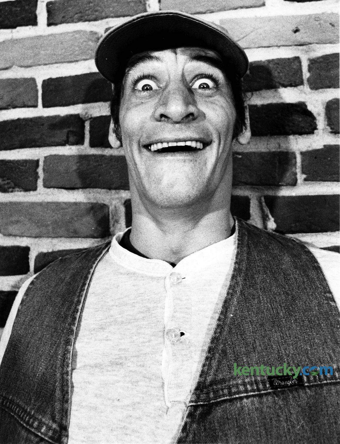 Actor and comedian Jim Varney in February 1984. Varney made “KnowhutImean?” part of our pop culture chatter as fast-talking bumpkin Ernest P. Worrell. Before those days, the Lexington native was a regular on Bluegrass stages, including Studio Players and Pioneer Playhouse. With his "Hey Vern" character Ernest P. Worrell, he was featured in an extensive series of regional ads in the 1980s that eventually made Ernest a national presence and provided financial stability for Varney after years of getting by in standup comedy, stage roles and TV character acting. A heavy smoker, Varney died of lung cancer at age 50 on Feb. 10, 2000. By then, he had parlayed his homegrown persona into success on the big screen with Ernest Goes to Jail, and Ernest Scared Stupid, and into roles including Jed Clampett in the big-screen version of The Beverly Hillbillies and as the voice of the slinky dog in Toy Story
