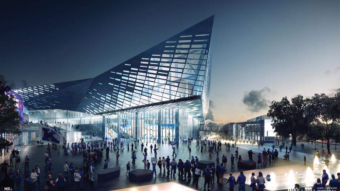 Designs released Feb. 10 showed renovations that were proposed for Rupp Arena and the Lexington Convention Center.